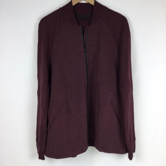 lululemon athletica Jackets & Blazers - Lululemon Pleat to Street Bomber Jacket, size 12
